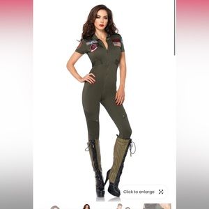 Top gun halloween flight suit womens new TOPGUN MAVERICK jumpsuit costume